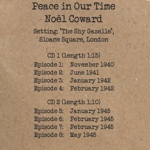 Peace in Our Time back